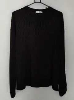 Mサイズ 長袖トップス ポリエステル リブ トップス 男女兼用 シンプル 美品