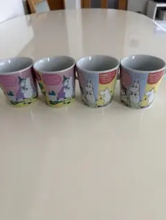 Moomin コミック柄 マグカップ 4個セット
