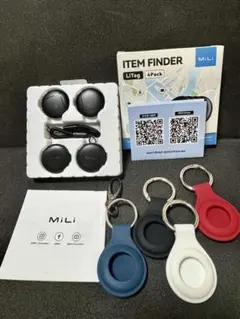 MiLi LiTAG android対応アイテムファインダー 4ヶセット