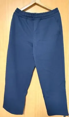 UNIQLO : C スウェットワイドパンツ ネイビー Lサイズ