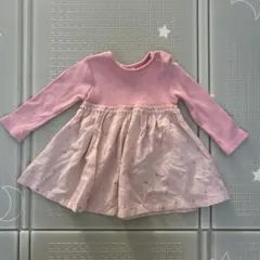 next baby ピンク 長袖 ワンピース 70