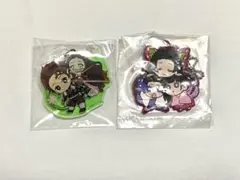 鬼滅の刃 アクリルキーホルダー竈門兄妹/ラバーストラップ 胡蝶姉妹&栗花落カナヲ