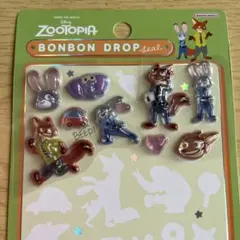 【正規品】ズートピア ボンボンドロップシール お裾分け　9枚