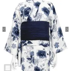 GRL 浴衣 水彩花柄浴衣セット［gi1519］