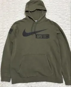 NIKE ナイキ　パーカー オリーブグリーン　裏起毛