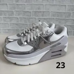 ✨新品✨ナイキ エア マックス 90 LV8 メタリックプラチナム23cm