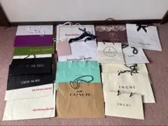 ブランドショップ袋18枚