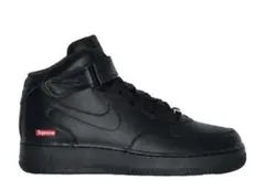 Nike Air Force 1 Mid Supreme ブラック 27.5