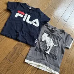 FILA Tシャツ 恐竜柄 2枚セットのサムネイル