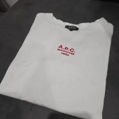 A.P.C. ホワイト ロゴ Tシャツ