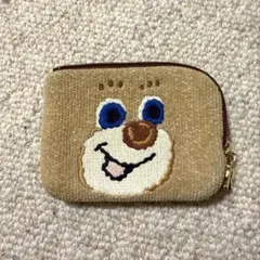 美品！ドアップテディ　L字ポーチ