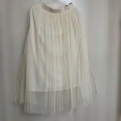 プリーツロングスカート Sサイズ 春物✨デート✨ウエストゴム/楽ちん