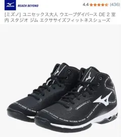 最終価格　15日削除　ウェーブダイバース DE 2 23.5cm 中敷きなし