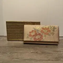 3F 訳あり和装バッグ 牡丹 織物 昭和レトロ ヴィンテージ 金糸 振袖 成人式