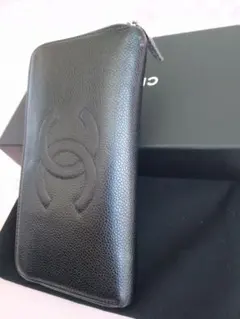 CHANEL ブラック 長財布のサムネイル