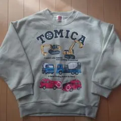 TOMICA トレーナー 　薄いベージュ色