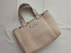 大きめ/ヌビキルト/ペンギン/デコレクションズ/トートバッグ/内ポケット/