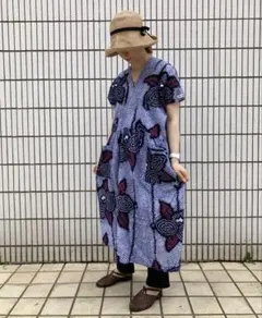 週末値下げ♡美品☆アズノウアズオオラカ黒赤花柄ワンピース大きいサイズ5 美品☆アズノウアズオオラカ黒赤花柄ワンピース大きいサイズ5（15〜17