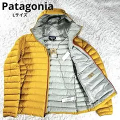 新品未使用✨Patagonia タグ付き　ダウンセーターフーディ　イエロー　L