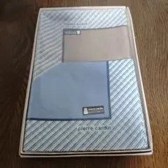 pierre cardin ストライプハンカチ 2枚セット