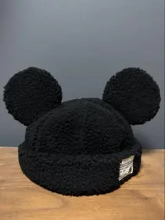 東京ディズニーリゾート ミッキーマウス　ボアキャップ ブラック　58cm