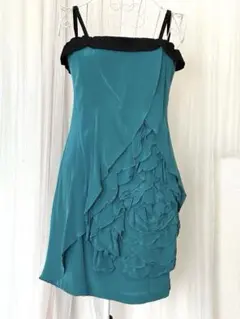 Diagram／ダイアグラム　パーティードレス グリーン ミニ 膝丈 ブライダル