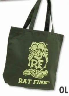ラットフィンク　トートバッグ（OL ） Rat Fink