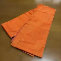 〓特集❹〓新規掲載品　半幅帯　化繊 　縞両面　お仕立て済み　ビンテージのサムネイル