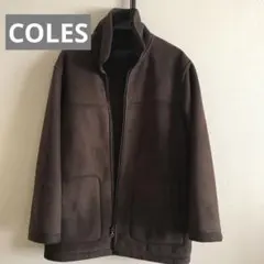 【美品】ブラウン メンズ スエード風 ジャケット