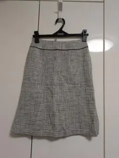 【新品未使用】NATURALBEAUTYBASIC ツイードスカート　xsサイズ