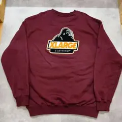XLARGE エクストララージ　 スウェット　トレーナー　バーガンディ　Lサイズ