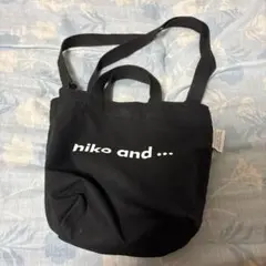 【一度使用/暗所保管】nikoand ... 2WAYキャンバトートバッグのサムネイル