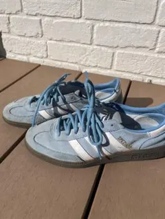 【美品】adidas SPZL ブルー/ホワイト スニーカー