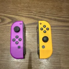 Nintendo Switchジョイコン ネオンパープル/ネオンオレンジ 中古