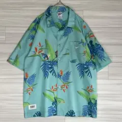 NIKE アロハシャツ ボタニカル柄 Mサイズ - メルカリ