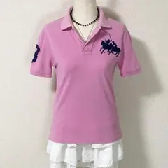 y2k ラルフローレン ビッグポニー ポロシャツ ピンク 平成女児 平成ギャル