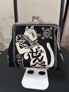 猫 せんべい がま口