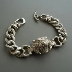タイガーチェーンブレスレット メキシカンジュエリー シルバー925 ヴィンテージ