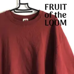 【値下げ中】XLビックサイズ　FLUIT of the LOOM 無地　ワインのサムネイル