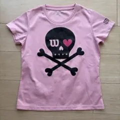 Wilson Tシャツ ピンク スカル柄のサムネイル