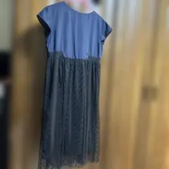 ノースリーブドット柄ワンピース　ビ－ムス