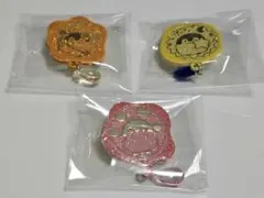 コウペンちゃんシーリングピンズ　3点セット ①③⑥のピンズ　ひまわり　星　ハート