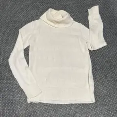 Reflect タートルネック ニット アイボリー 9号 美品 ウール混