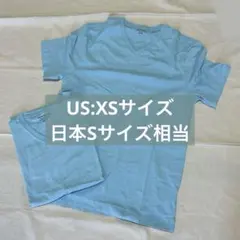 【✨特価✨】Tシャツ　２枚組　メンズ　Sサイズ　半袖　レギュラーフィット　ブルー