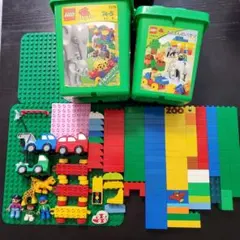 LEGO デュプロ　動物、フィギュア、車とブロックセット