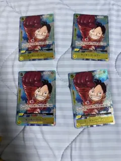ワンピースカード ルフィ SR パラレル 4枚 op07 500年後の未来 4