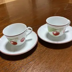 アンティコチェリーAntico cherries　ペアディナー皿 アンティコチェリーAntico cherries ペアディナー皿