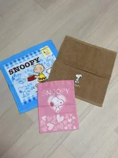 【未使用】スヌーピー ハンドタオルセット