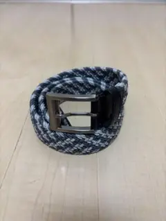 アディダスゴルフ ストレッチメッシュベルト ブラック×グレー