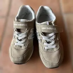 new balance YV996 ベージュ スニーカー 19cm